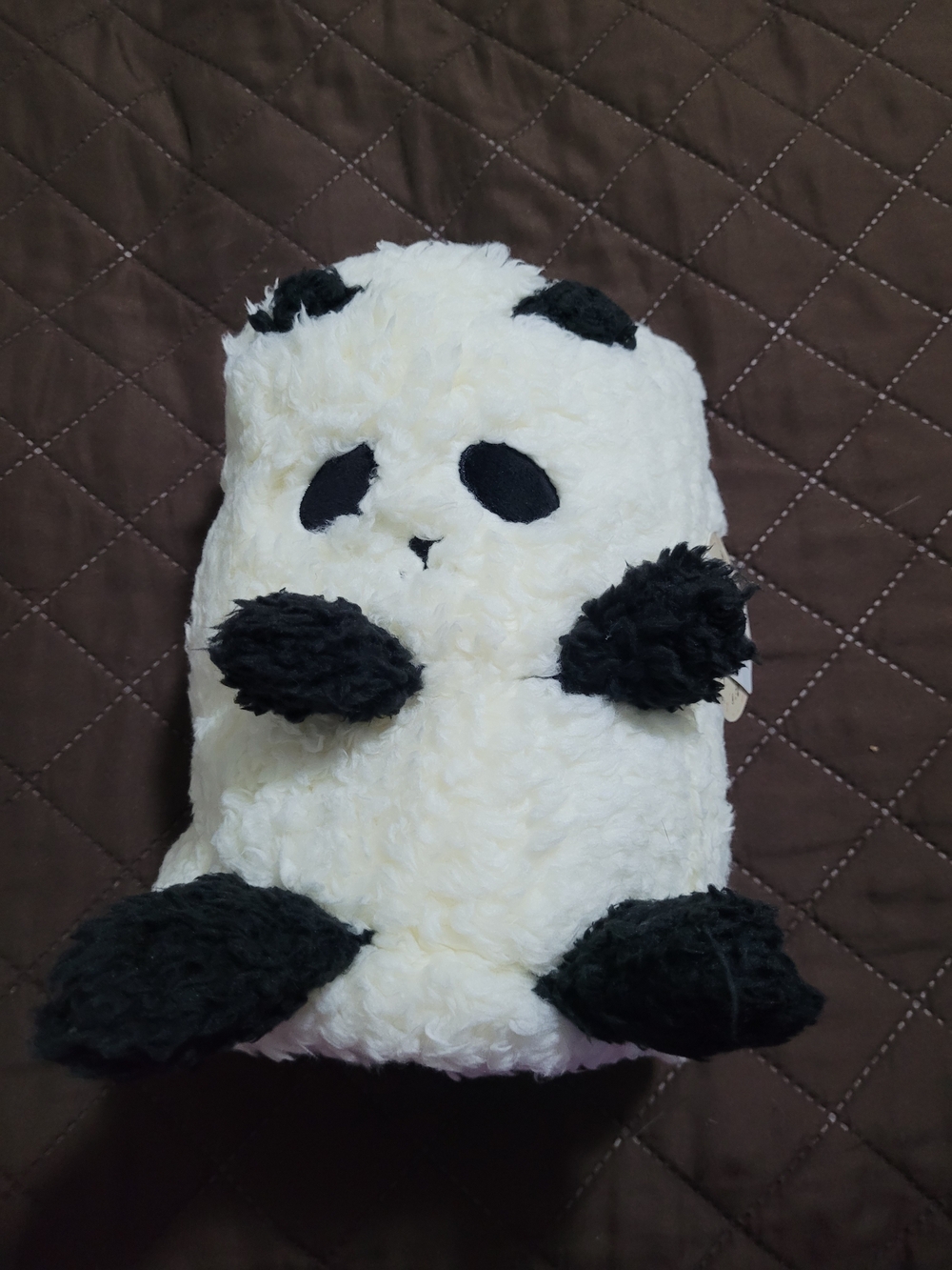 NWT. Plush Panda Kids Plush Blanket - White & Black